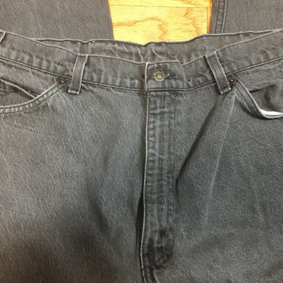 Levi's Two Horse Brand Jeans Black 38 X 31 USA - Picture 4 of 10